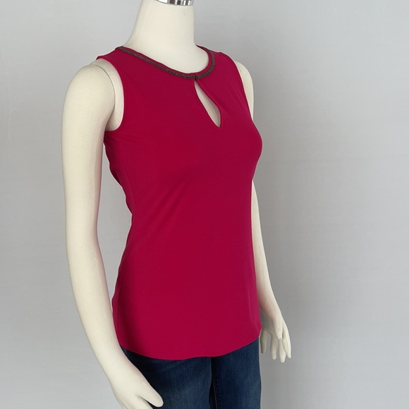 WHBM Sleeveless Top Red Size X Small - Picture 16 of 16